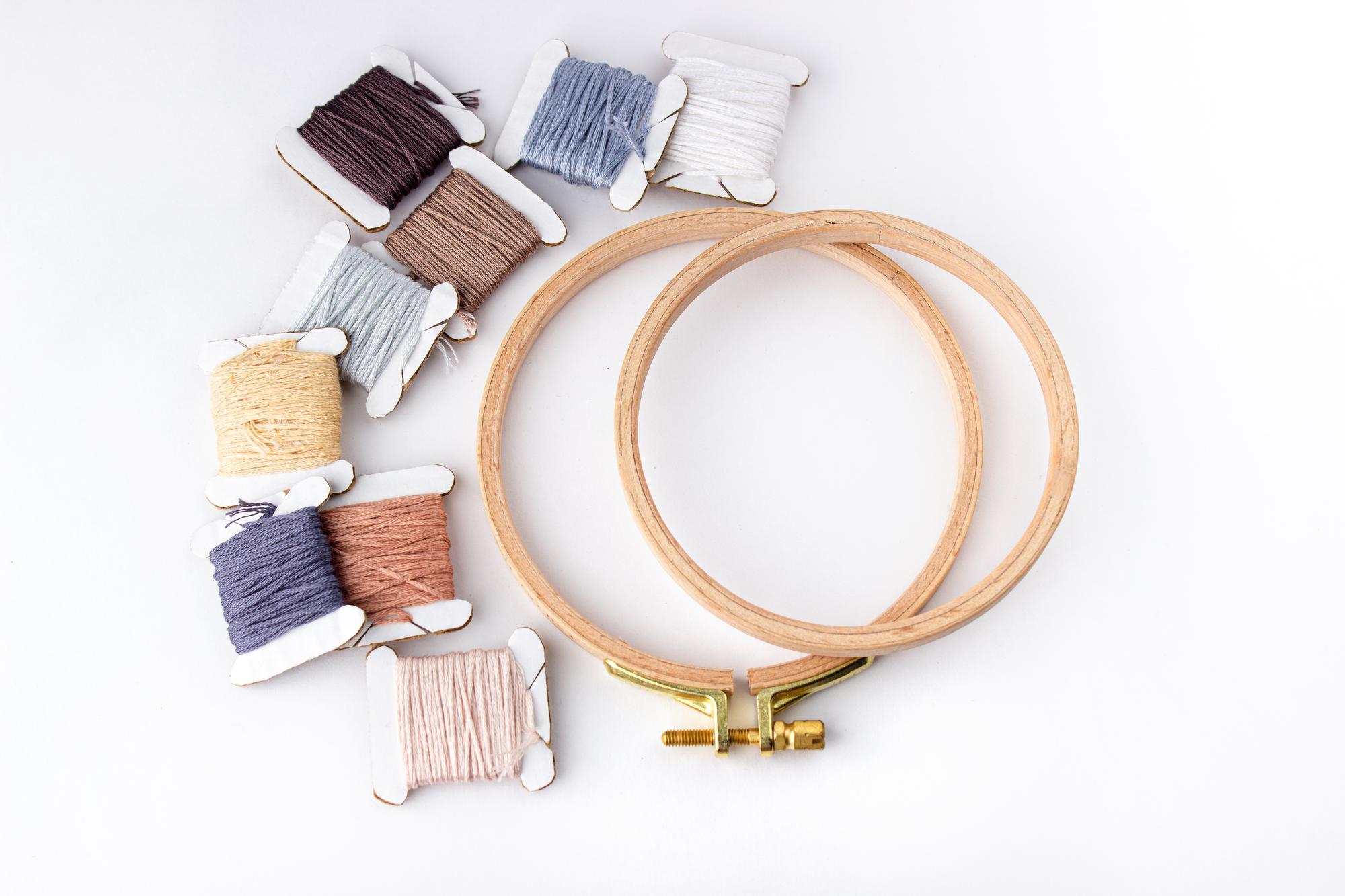 Set di kit per corso di ricamo con materiali